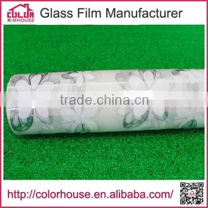 Floral Patteren Vinyl Adhesive Temporary Window Film thumbnail-4