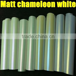 Matt Chameleon White Film With High Quality Size: 1.52*20m With 4 Colors for Choices thumbnail-1