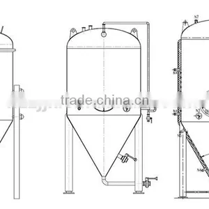 500gallon Beer Fermenter Fermentation Tank Craft Brewery thumbnail-2