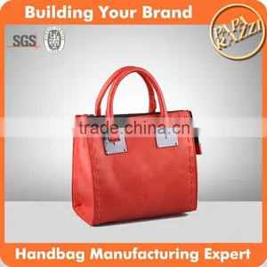 4020-Red Color Fashion High Quality Handbags Trade Assurance Designer Handbags thumbnail-1