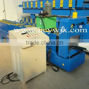 Frequently Used Color Steel Ridge Cap Roll Forming Machine thumbnail-1