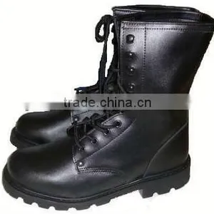 High Leather Military Desert Boots thumbnail-1