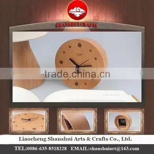 Shanshui Wooden Desktop Clock With Alarm Function, DRZ005 thumbnail-1