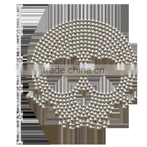 Hotfix Rhinestone Nailhead Skull Heat Transfer Iron on Apparel Supplier's Choice thumbnail-2