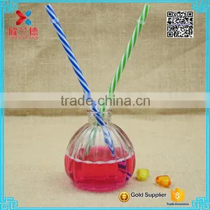 Pumpkin Shape of Glass Aroma Diffuser Bottle With Cork thumbnail-6