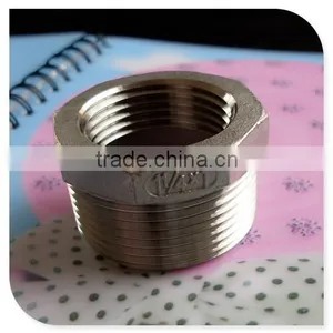 Stainless Steel Threaded Fittings,reducing Bushes With Npt or Bspt Thread thumbnail-1