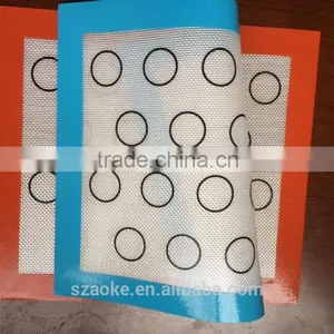 FDA LFGB 40x30cm Grade Silicone Macarons Baking Mat thumbnail-6