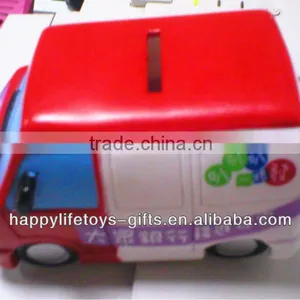 Plastic Colorful Car Shaped Saving Pot/money Bank thumbnail-1