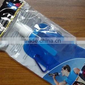 16OZ Portable Foldable Water Bottle thumbnail-2