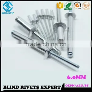 BOUNTY FACTORY 6.0MM ALUMINUM BLIND RIVETS thumbnail-1