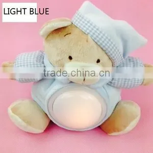 LIGHTING SLEEPY BEAR FOR KIDS, BABY SLEEP LIGHT TOY , PLUSH BEAR LIGHT FOR BABY SLEEP thumbnail-2
