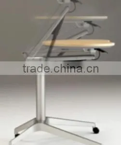 2015 Hot Sale Morden Steel and Wood Laptop Desk China Manufacturer Price thumbnail-3