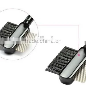 Professional Double Purpose Make up Tool Eyebrow Comb thumbnail-1