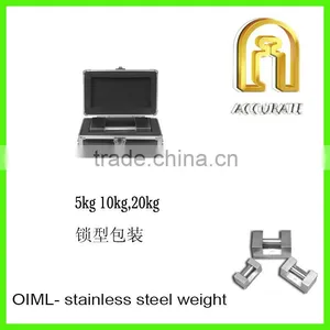 Lock Shape 20kg Stainless Steel Test Weights thumbnail-1