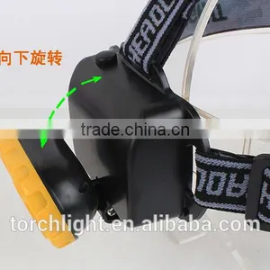 Cheap 3W Super Bright 2 Power White LED Headlight Headlamp 3 Modes 2LED Red Flashlight for Outdoor thumbnail-5