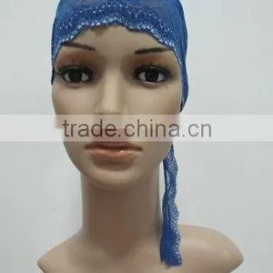 C015 New Muslim Tie Back Lace Underscarf thumbnail-1