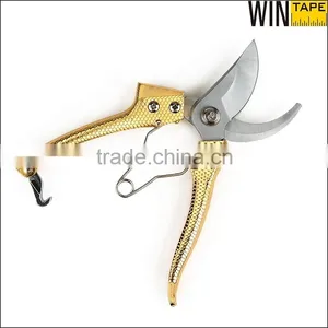 New Design Golden Bypass Hand Garden Pruners With Sharp Shears thumbnail-6