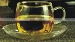 Delicate Heat-resistant Glass Tea Cup and Saucer Set thumbnail-1
