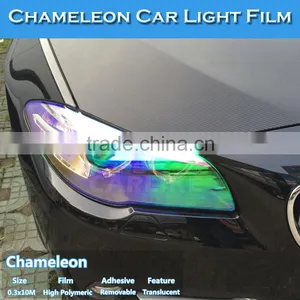 Removable PVC Material Pink Car Light Chameleon Wrap Foil thumbnail-5