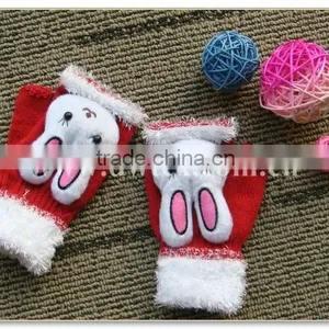 Knitted Animal Mittens for Kids thumbnail-1