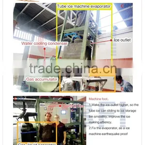 Iran 20 Tons Client Cases Tube Ice Maker Machine Ice Plant Operate thumbnail-1