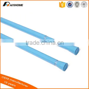 Spring Loaded Extendable Telescopic Shower Rod, Adjustable Tension Shower Curtain Rod Rail Pole Rods Rails thumbnail-6