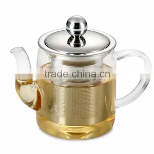 Competitive Price Stainless Steel Etched Mesh Glass Tea Infuser thumbnail-4