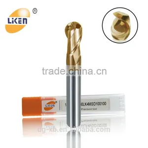 Liken600 High Quality HRC60 Ballnose Different Types of Cutting Tools thumbnail-3
