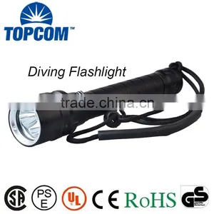 LED Diving Flashlight Torch Lamp Waterproof Flashlight thumbnail-1