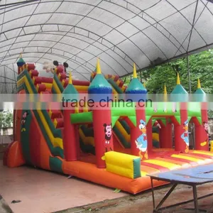Inflatable Butterfly Theme Fun City Amusement Park Slide Climbing Game Combo,with Slide thumbnail-5