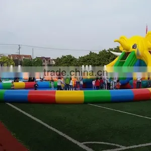 Commercial Giant Inflatable Water Slide With Pool/ Water Park for Sale thumbnail-1