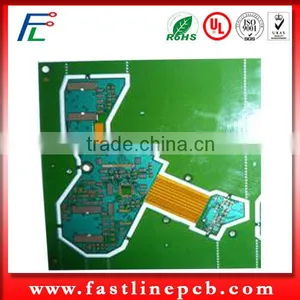 Multilayer Green Ink Solder Rigid Flexible PCB thumbnail-2