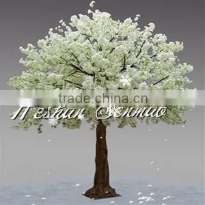 High Quality White Artificial Cherry Blossom Tree for Wedding Centerpiece Decoration Silk Cherry Flower Tree thumbnail-1