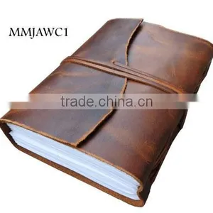 Leather Journal Waxed Antique thumbnail-1