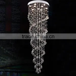 Modern Contemporary Spiral Crystal Chandelier 97009 thumbnail-1
