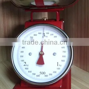 Accurate 1/3/5kg Kitchen Weighing Scale/Manual Kitchen Scale/Mechanical Stainless Steel Kitchen Weight Scale With Bowl thumbnail-4