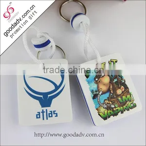Promotional Price Floating Foam EVA Key Chains Custom Shape/logo/printing Key Fobs thumbnail-2
