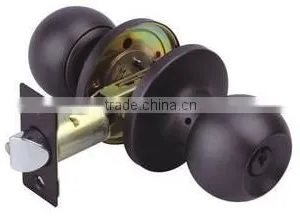 Front Door, Privacy, Passage, Bathroom Tubular Easy Installation Knob Lock With Brass Keys Quality Choice thumbnail-6