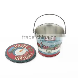 Nice-Can Hot Sale Customized Popcorn Tin Bucket With Lid and Handle Mini Ice Bucket thumbnail-2