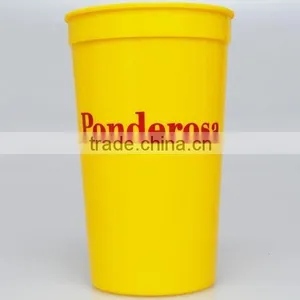 Colorful 20OZ Plastic Stadium Cup With Lid thumbnail-4