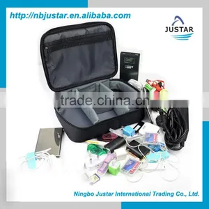 Home Travel Hard Driver Cable Storage Cases Digital Storage Organizer Bag thumbnail-1
