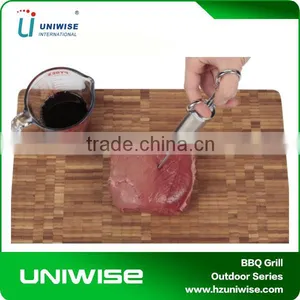 2 OZ Stainless Steel Metal Meat Injector thumbnail-3
