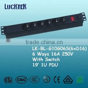 PDU German 6 Ways With Switch thumbnail-1