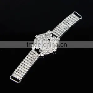 High Quality Sexy Crystal Rhinestone Bikini Connectors For Swimwear 14*3.6cm thumbnail-1