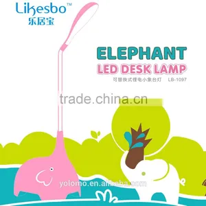 Elephant Cartoon Rechargeable Led Desk Lamp thumbnail-1