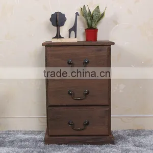 Solid Wood Bedroom Furniture Antique Nightstand Corner Table Quality Choice thumbnail-4