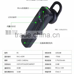White Black Mini Wireless Bluetooth Earphone Ear Hook Audio Product thumbnail-6