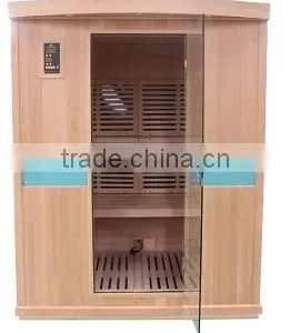 Infrared Sauna Room With Beautiful Doors Handles thumbnail-1