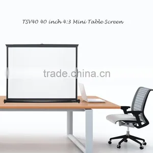 Mini Projection Screen 40 Inch(4:3) Portable Table Screen /desktop Screen/portable Projector Screen thumbnail-1