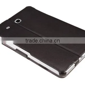 Multiple Viewing Angles Auto Sleep Wake Stylish Leather Cover for Samsung Galaxy Tab Pro S thumbnail-4